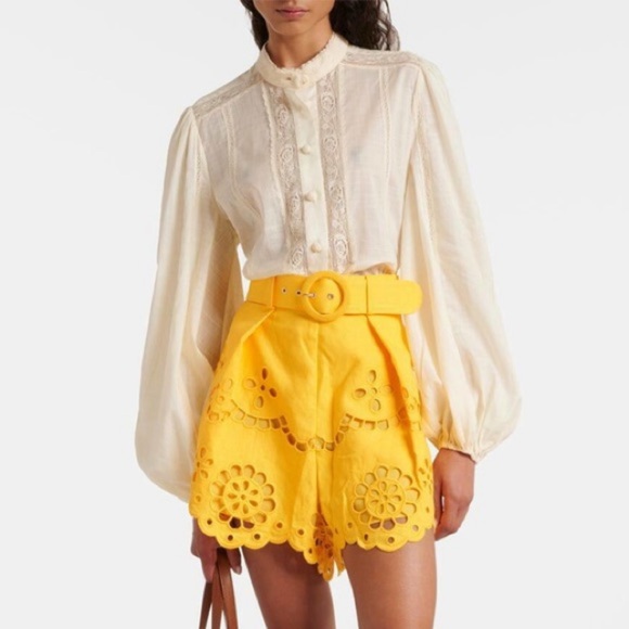 Zimmermann Pop Embroidered Shorts - Picture 6 of 11
